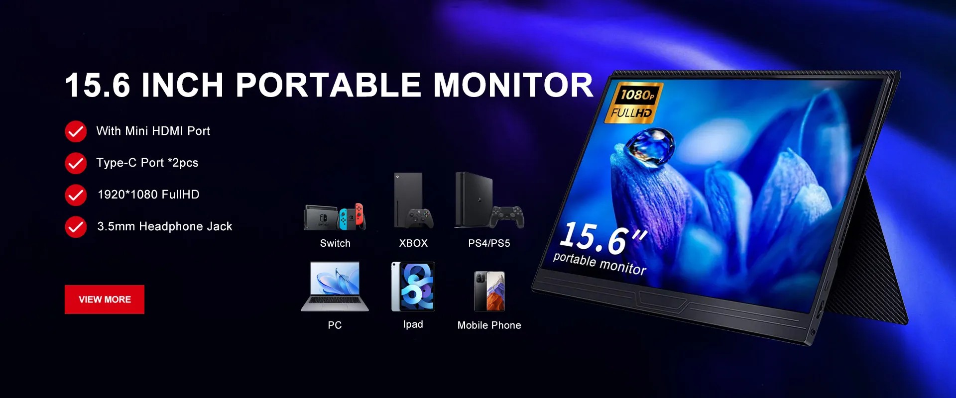 Čínský dodavatel přenosných monitorů